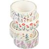 Grupo Erik Set 4 Washi Tape Wild Flowers | Nastri Adesivi Colorati | 1,5 cm x 3 m, Nastro Washi per Scrapbooking, Stickers Decorativi, Botanical Collection, Idea Regalo