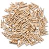 PARENCE. Set di 100 mini pinzette di legno da 2,5cm - pinzette decorative piccole - pinzette fotografiche in legno - lavoretti, fai-da-te, matrimoni, regali e decorazioni - 100 pezzi