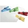 Fackelmann Set 4 Mollette Chiudi Sacchetti, Magnetiche, Plastica, Multicolore