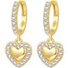 CYMYSS Orecchini Oro Donna in Argento 925 Placcato Oro 18K, Orecchini Dorati Eleganti e Leggeri, Gioielli Donna per Uso Quotidiano, Occasioni Speciali e Regalo