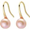 HUGE TOMATO Orecchini di perle d'acqua dolce AAA Orecchini di perle Orecchini in argento sterling da 8-9 mm e oro 14k