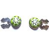BLUSUPERSHOP artigianale 1 Coppia COPRIBOTTONI Art 19, 18 MM MURRINE 15-18 mm Murano Bagno Argento o Oro Copri Bottoni Vari Colori Rosso Blu Verde Celeste Giallo Arancio E Altri in Omaggio Portachiavi