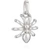 NKlaus ciondolo a catena ragno d'argento 925 anti appannamento 11x11mm piccolo amuleto talismano 9897