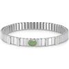 Nomination Xte Bracciale Donna Acciaio con Cubic Zirconia | Bracciale estensibile in acciaio con Cubic Zirconia e pietra colorata. Elegante, luminoso e versatile per ogni occasione.