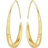CYMYSS Orecchini Oro Donna in Argento 925 Placcato Oro 18K, Orecchini Dorati Eleganti e Leggeri, Gioielli Donna per Uso Quotidiano, Occasioni Speciali e Regalo