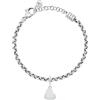 Morellato Bracciale Donna in Acciaio, Cristalli, Collezione DROPS, Cuore, Idee Regalo Donna - SCZ1416