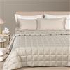 Caleffi Trapunta Leggerissima In Raso Jacquard Minerva Matrimoniale Dreaming Naturale Caleffi