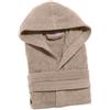 Caleffi Accappatoio Con Cappuccio In Cotone Minorca 4XL DONNA Spugnissima Tinta Unita Sabbia Caleffi