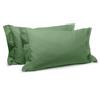 Caleffi Coppia Di Federe STANDARD Percalle Tinta Unita ABETE Percalle Caleffi