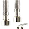 Tecuro DN 8 tubo flessibile di collegamento IG x AG - per installazione di sanitari KTW-A- DVGW (9,5 x 9,5 mm/3/8'' x 3/8'' x 500 mm)