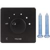 Kukyller Controllo Volume, Manopola di Sintonizzazione a 5 Marce Regolatore di Volume Manopola di Sintonizzazione da 50 W per Altoparlanti Domestici (Nera)