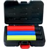CCLIFE Set di 3 bussole per avvitatore a percussione da 1/2, extra lunghe, 150 mm, 17, 19, 21 mm, CrMo