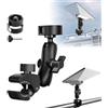 EVOOOR Starlink Mini supporto - Nuovo migliorato 2026/2025, Starlink Mini morsetto supporto per portapacchi auto e camper, compatibile con adattatori per tubi della nuova versione 2025 e adattatore tubo 2024