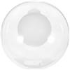 HOODANCOS Paralume Globo in Vetro Bianco G9 12cm per Lampadari Moderni | Ricambio Apertura 20mm, Installazione Semplice, Aumenta la Luminosità, Atmosfera Calda