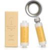 The Daily Spa Set con filtro doccia coreano e soffione per doccia Halo, Honey Mango, kit di 2 pezzi con vitamina C, aiuta a ridurre l'odore di cloro per una sensazione più morbida di pelle e capelli