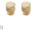 FEEIMOL 2 Pezzi Maniglie Per Mobili da Cucina Maniglie per Armadietti Maniglie per Cassetti Maniglie per Porte Comò Pomelli Maniglia per Bagno Bar Maniglia Manopole Foro Singolo