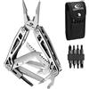 Mossy Oak Pinza Multiuso, 21 in 1 Multitool in Acciaio Inossidabile | Con Borsa Portatile, Pinze Pieghevole, Multiutensile con Blocco di Sicurezza per Esterno, Sopravvivenza, Campeggio, Emergenza