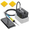 GGiking Saldatore senza fili per batteria Makita da 18 V (senza batteria) con display digitale a LED per fai da te, riparazione dispositivi, saldatura a filo, saldatore portatile a mano con base di saldatura