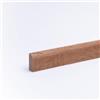 Leiste24 30 listelli in rovere massello 35 x 15 mm con bordo anteriore arrotondato oliato