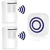 AXFEE Kit Elettronico per Campanello Senza Fili,Wireless Allarme Campanello | 3 Livelli Di Volume e 38 Allarme Suoneria, wireless Allarme campanello, per Uso in Casa, Garage, Giardino, Capannone- Nero
