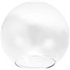 HAPINARY Paralume Globo in Vetro Trasparente, Foro 6,5-7cm | Ricambio per Sospensioni, Salotto Moderno, Copertura per Lampada Alta Trasmissione e Luce Uniforme