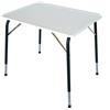 CASTELMERLINO 67 Tavolo Pieghevole Melaminico Bordato con Gambe Telescopiche, cm 80 x 60