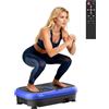DoXtreme Pedana Vibrante Dimagrante 200W, 120 Livelli Telecomando Portata 120 kg