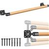 Dolibest Sbarra Balletto Parete Regolabile Legno Stretching nella Danza