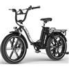 HITWAY BK6SPRO Bicicletta elettrica pieghevole All-Terrain con pneumatici Fat da 20 pollici, 48 V, 18 Ah, batteria da 250 W, motore da 250 km/h, cambio a 7 marce e circuito elettrico a 3 livelli, 60