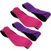 Didiseaon 4 Pezzi Fascia da Nuoto in Neoprene Regolabile, Copriorecchie | Adulti, Isolamento Acustico e Protezione Auricolare, Adatta a Piscina e Mare, Colore Porpora
