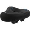 SHINEOFI Extra Larga Sella Imbottita senza Naso Bici per Uomo e Donna | Design Cavo Ventilato, Base e Cuscino Spesso, Supporto Ergonomico per Cruiser Bike