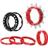 AYBDSJNWSF Kit di conversione a velocità singola, pignone for bici leggero 12T 13T 14T(13T Red)