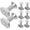 Toyvian 8 Pezzi Viti per Montaggio Hydrofoil M6 in Acciaio Inox per | Bulloni per Track Mounting, Resiste a Urti e Pressione Dell'acqua, per Laghi e Piscine Artificiali