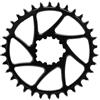 AYBDSJNWSF Corona singola ovale stretta larga 30T 36T | Corona singola in alluminio for mountain bike(Black 34T ROUND)