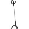 POPETPOP Gancio per Lampada da Campeggio Multifunzione in Acciaio Inox Nero | Supporto Robusto Antiscivolo, Portatile per Picnic e Barbecue, Accessorio per Tenda e Telo da Sole
