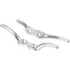 Homoyoyo 2 Pezzi Tacchetto per Cima in Acciaio Inox 4 Pollici per Molo | Base Aperta con Due Fori Passanti, Fissaggio con Viti Incluse, Finitura Argento per Dock e Shed