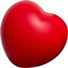Genérico Palline antistress a forma di cuore per allenamento dito unico | Palline antistress a forma di cuore per rafforzare la mano dallo stress, riabilitazione delle dita, giocattolo antistress