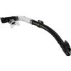 Xixian Tubo Snorkel Asciutto Completo con Bocchino Morbido in Silicone per | Tubo flessibile in PVC, scarico a valvola singola, adatto alla maggior parte delle maschere subacquee, ideale per il nuoto,