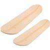 SUPVOX 2 Pezzi Tavola da Skateboard Vuota, Doppia Faccia, Legno | Decorativo Creativo, Facile da Trasportare, per Pittura Fai e Camere da Letto, Stile Retrò