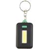 Eawfgtuw Portachiavi con mini torcia a LED con 3 modalità di illuminazione, torcia portatile per alpinismo per campeggio, escursionismo, passeggiate notturne, copertura in silicone (batteria non