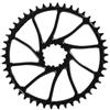 AYBDSJNWSF Corona singola ovale stretta larga 30T 36T | Corona singola in alluminio for mountain bike(Black 46T ROUND)