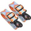 ULTECHNOVO 2 Pezzi Guinzaglio per Scarponi da Sci Tracolla Pieghevole | Nastro in Nylon Imitazione, Lunghezza 90cm, per Adulti, Facile da Trasportare, Colore Viola Blu