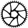 AYBDSJNWSF Corona singola ovale stretta larga 30T 36T | Corona singola in alluminio for mountain bike(Black 42T ROUND)