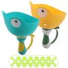 JUMPLAWN 2 Pezzi Lancio Disco Rana, Gioco Manuale Interattivo Portatile | Plastica, Forma Rana Vivace, Competizioni all Aperto e Avventura, Migliora Abilità Motorie, Set Singolo