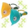 TEHAUX 2 Pezzi Lanciatore di Dischi a Forma di Rana, Gioco | Plastico Leggero, Cattura Manuale Interattiva, per Competizioni di Sport con Dischi, Feste e Attività All'aperto