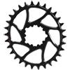 AYBDSJNWSF Corona singola ovale stretta larga 30T 36T | Corona singola in alluminio for mountain bike(Black 30T OVAL)