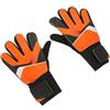Homoyoyo Guanti Portiere Calcio per Pu, Arancia, Antiscivolo | Impugnatura Sicura, Dorso Flessibile, Effetto Avvolgente, per Partita e Allenamento, Stampa Logo