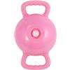 HANABASS Kettlebell Yoga Regolabile in PVC Doppie Maniglie e Base Piatta | Regolabile, Protezione del Pavimento, Portatile per Casa, Rosa, per Donna e Appassionate di Yoga