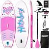 HITABAY Tavola da Paddle per Bambini con Accessori per SUP, Resistente, Leggera, Design Stabile, Ampia Tavola Antiscivolo, 2,3m,SUP Gonfiabile per Bambini e Ragazzi
