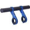CLISPEED Supporto Estensore Bicicletta Doppio in Fibra di Carbonio Blu | Leggero, Rigido e Facile da Usare, per Mountain Bike e Altre Biciclette, Accessorio Pratico